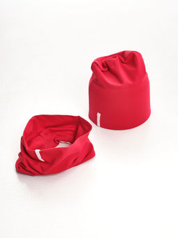 Комплект (шапка+снуд) UD 3017 коралловый - Mini maxi фото 5