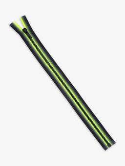 Цена за 10 шт. Молния «Трактор», №5, разъёмная, замок автомат, 35 см, зелёная, чёрная