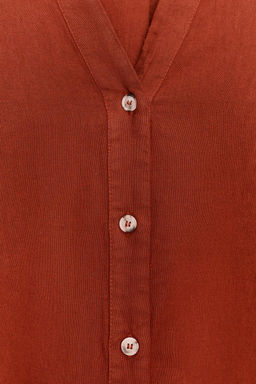 WIDE-SLEEVE LINEN BLEND SHIRT - Zara фото 45