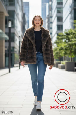 Шуба женская из искусственного меха