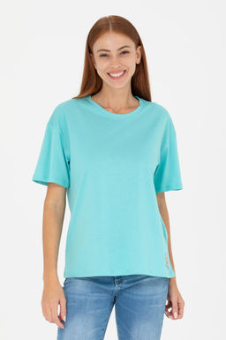 Kad_n Mint Bisiklet Yaka Ti__rt