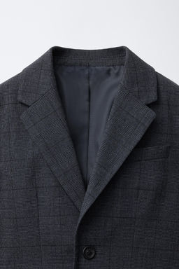 CHECK SUIT BLAZER - Zara фото 3