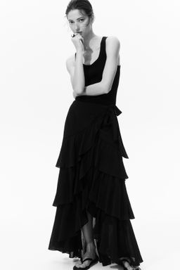 Tiered wrap skirt - H&m фото 3