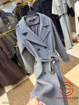 Пальто женское с поясом - Bruno фото 3