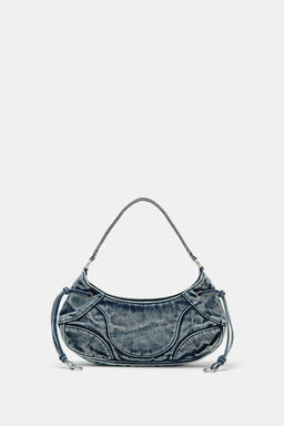 BOLSO DE HOMBRO DENIM / Azul Vaquero - Zara фото 3