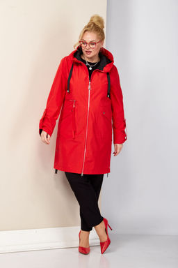 Плащ SHETTI 2188 красный