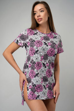 Удлиненная женская футболка с разрезами Happyfox - Happy fox фото 10