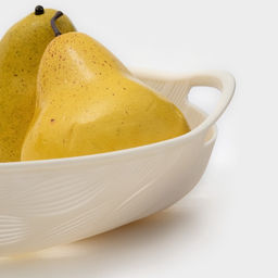 Фруктовница Доляна Sirenna, пластик, 20×22.5×5 см, белое