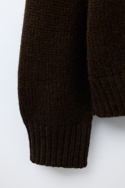 KNIT JUMPER WITH EMBROIDERED REINDEER - Zara фото 5