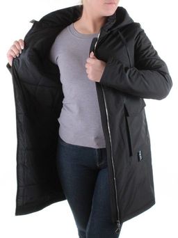 21-65 BLACK Куртка демисезонная женская AiKESDFRS - Фабричный китай фото 8