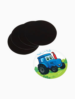 Набор наклеек для приучения к горшку «Транспорт» 5 шт. с термо слоем 65×65 мм