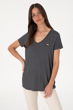 Kad_n Antrasit Basic Ti__rt Sepette S_rpriz _ndirim - U.s. polo assn фото 3