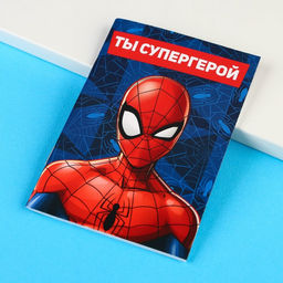Блокнот на скрепке MARVEL Человек-паук, 32 листа, А6