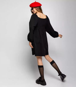 Платье #БШ2044, чёрный - Dommod фото 3