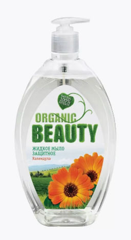 ОРГ.БЬЮТИ жидк.мыло 500мл Защитное с дозатором