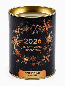 Чай чёрный ароматизированный Новый год 2026, 50 г - Фабрика счастья фото 2