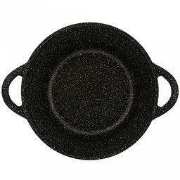 Кастрюля с антипригарным покрытием 3л, д24см "Гранит Induction", h11,5см, s0,4см, литые ручки, стеклянная крышка с пароотводом, форма "Классик волна", подарочная упаковка (Россия) Подходит для всех видов плит, включая индукционную.