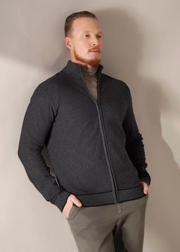 CLE Жакет муж. 654399хпэ мулине т.серый - Clever wear фото 13