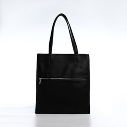 Сумка-тоут на молнии, цвет чёрный