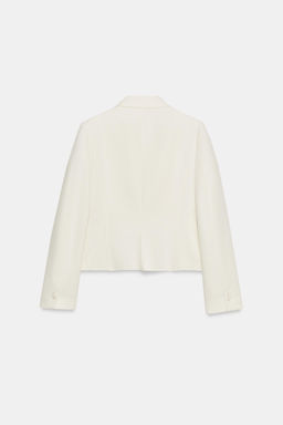 BLAZER ENTALLADA HOMBRERAS / Crudo - Zara фото 10