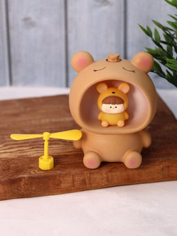 Kопилка - ночник Baby bear fan, brown