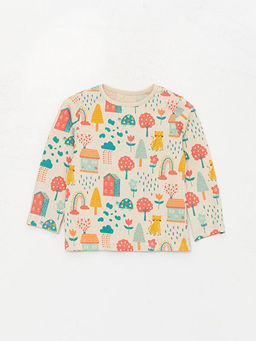 Bask?l? K?z Bebek 2li Pijama Tak?m?