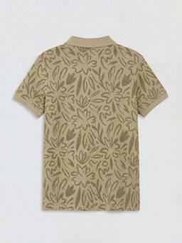 Polo Yaka Desenli Erkek ?ocuk Ti??rt