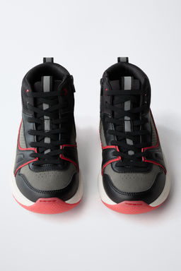 SPORTY HIGH-TOP SNEAKERS