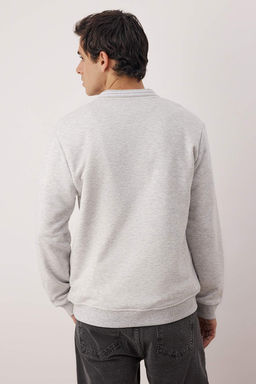 Lacivert Regular/Normal Polo Yaka Orme Sweatshirt TMNAW26SW00055 - Trendyolmilla фото 11