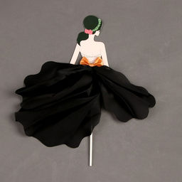 Топпер Красотка в чёрном - Страна карнавалия фото 6