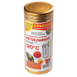 20шт. Крышка для автоклава "твист-офф" d82мм (золотист.)