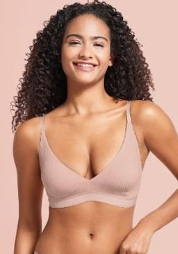 Мягкий бюстгальтер в рубчик ESMARA