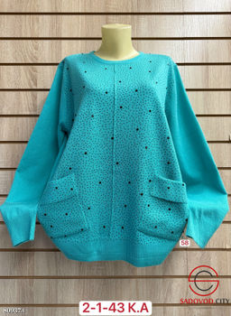 Свитер женский с карманами - Bruno фото 2