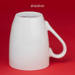 Кружка новогодняя Доляна Сани Деда Мороза, 300 мл, фарфор, белая