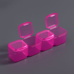 Органайзер для хранения мелочей QF, 28 ячеек, 17.5×10.5×2.5 см, разноцветный