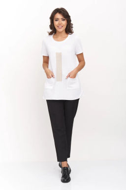 ЗЛАТА Джемпер М 3242/белый