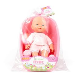 Пупс Весёлый (35 см) с соской и набором для купания (в пакете) - Полесье фото 6