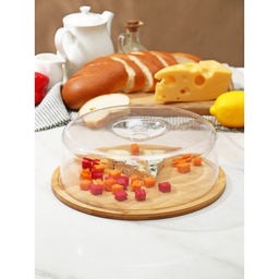 Маслёнка - сырница Доляна, d=28 см, бамбук  фото 2