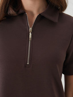 Polo Yaka Mini Elbise