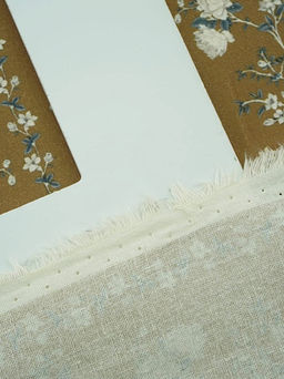 Импорт. хлопок Digital Цветущие дорожки цв.оливково-коричневый, ш.1.4м, хлопок-100%, 135гр/м.кв - Купава фото 7