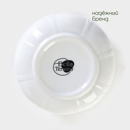 Сахарница с ложкой на бамбуковой подставке BellaTenero, 350 мл, фарфор, белая  фото 6