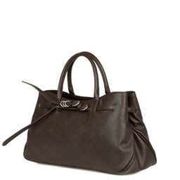 7019 chocolate, Женская кожаная сумка, Barcelo Biagi