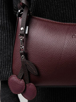 Сумка багет Azaro 31200 зимняя вишня