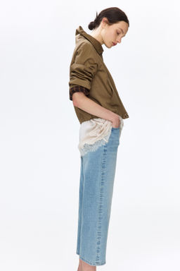 Wide High Waist Ankle Jeans - H&m фото 12
