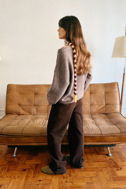JERSEY PUNTO BROCHE / Marr?n / Topo - Zara фото 4