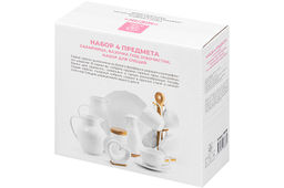 Набор 4 пр.-20*17*9 см Шелк- Сахарница+Вазочка под зубоч. и набор д/спец. 2 пр.на бам.подстав - Elan gallery фото 11