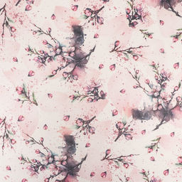 Цена за 10 шт. Бумага упаковочная, крафт белый Сакура, 70х100 см - UPAK LAND фото 4