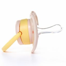 Пустышка ортодонтическая, силикон, от 6 - 12 мес., с колпачком Левушка - Крошка я фото 3