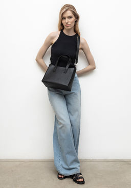 Сумка Модель №1632 | кожзам | крокодил | черный | Р920-1 | 33395 - L-craft фото 6