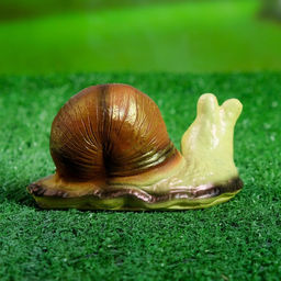 Садовая фигура из полистоуна «Улитки», 13×7.5 см, набор 4 шт.